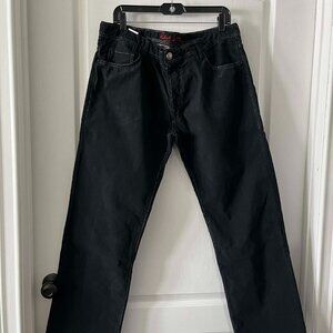 Vintage Robert Graham Men's Denim Pants size 38/34 Black